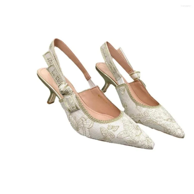 Lace Stiletto Heel High Heel