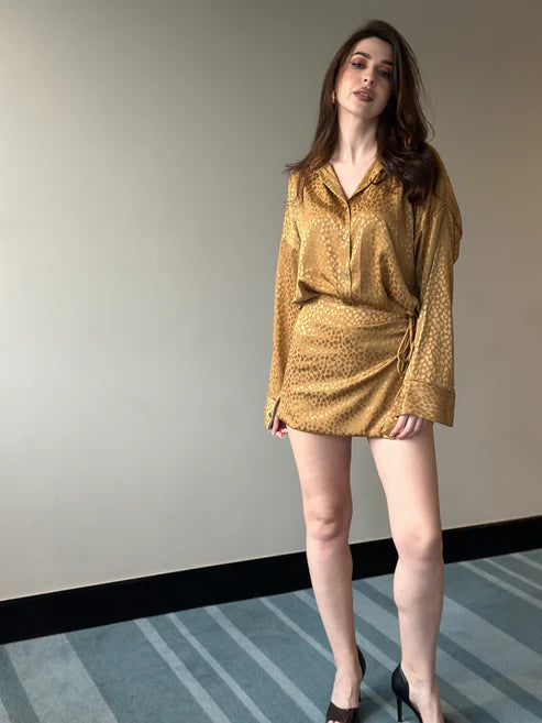 Noah Satin Shirt Co-ordinates