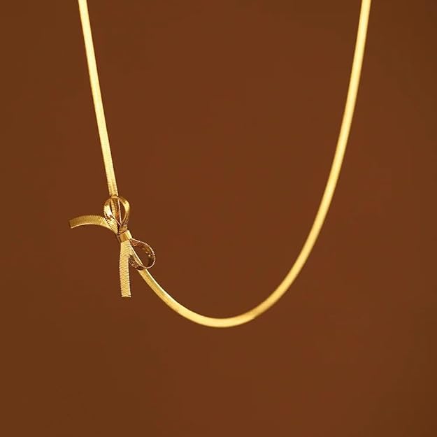 Combo of 10 Bow Necklace Chain