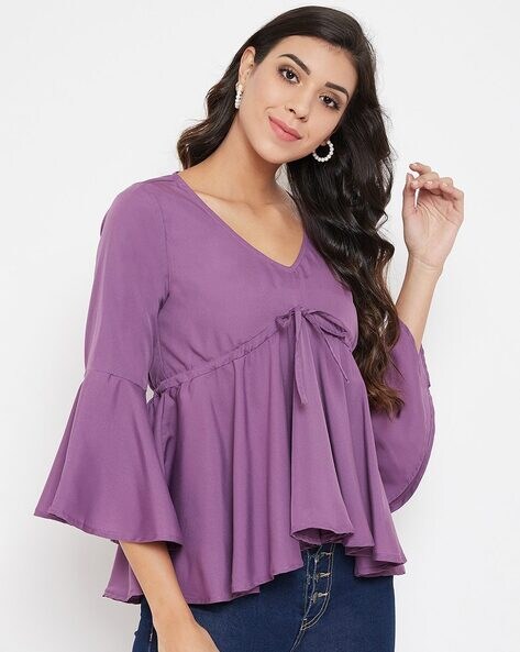 Combo Of 2 Plum Elegance Top & Tunic
