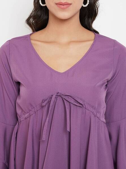 Combo Of 2 Plum Elegance Top & Tunic