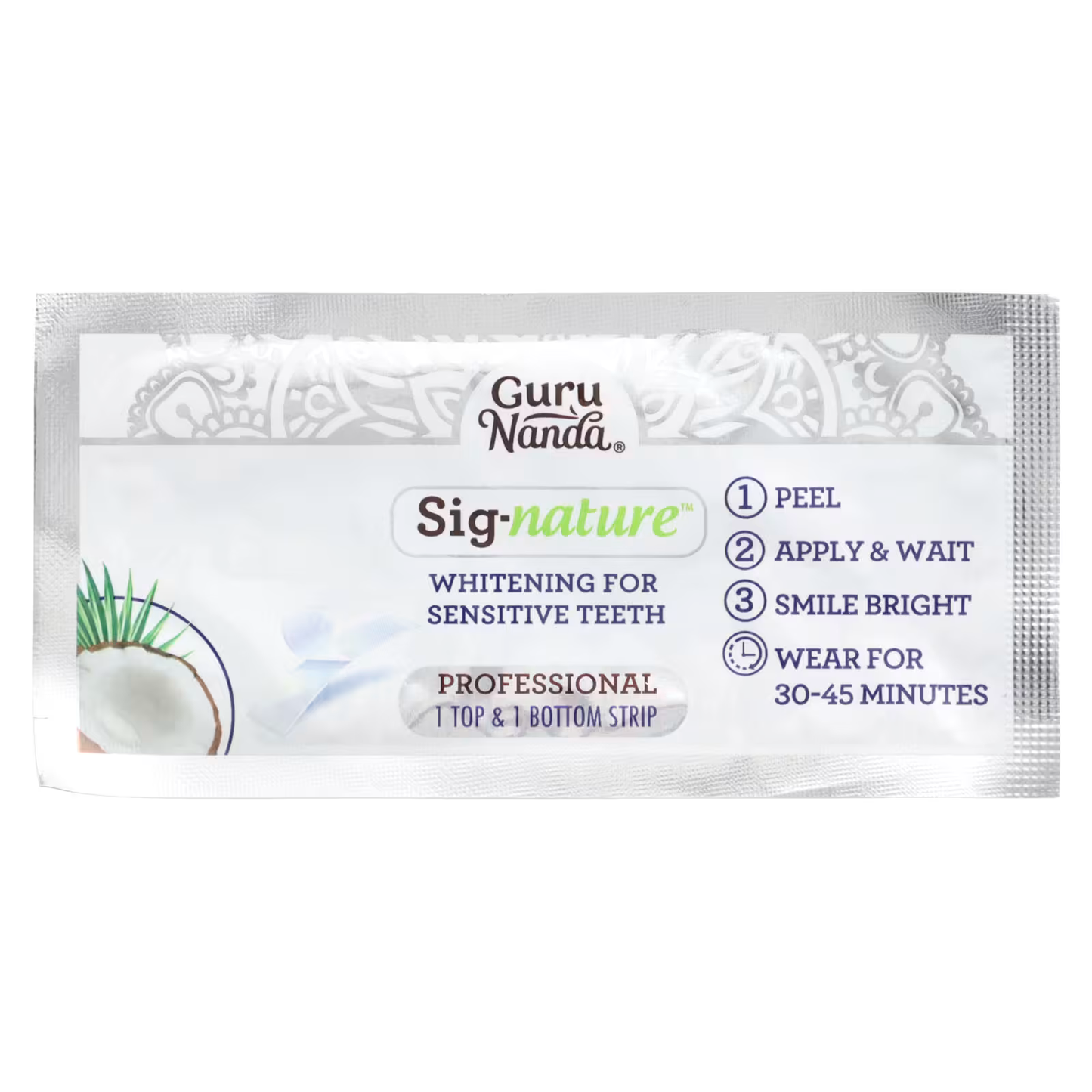 GuruNanda, Sig-Nature Whitening Strips , 14 Strips