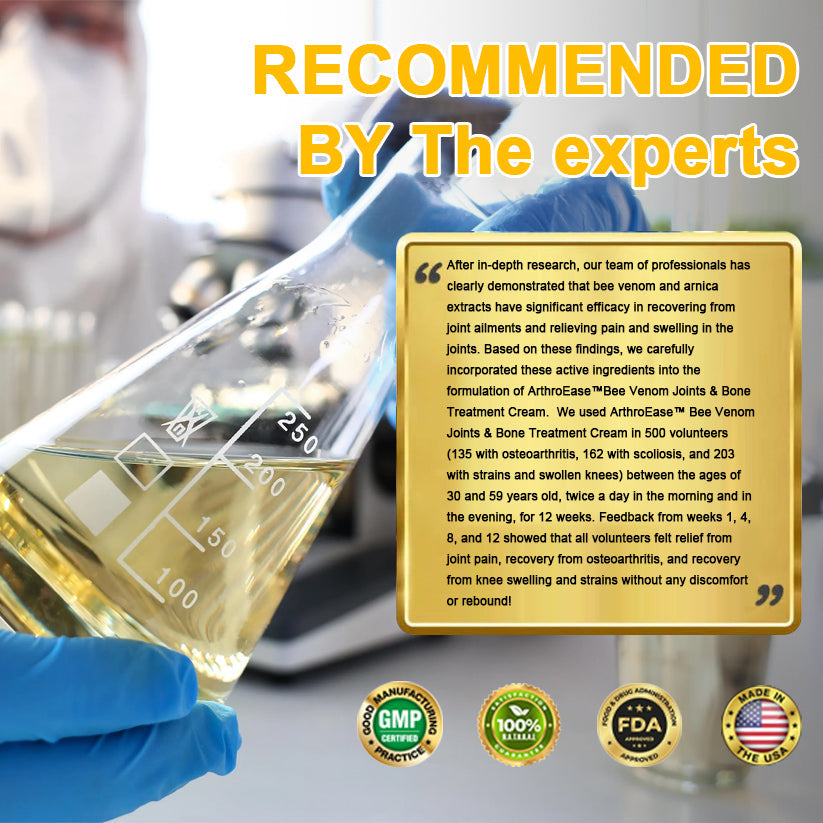 Bee Venom Arthritis Therapy Cream(Specializing in Orthopedic conditions and joint pain & AAOS recommends)