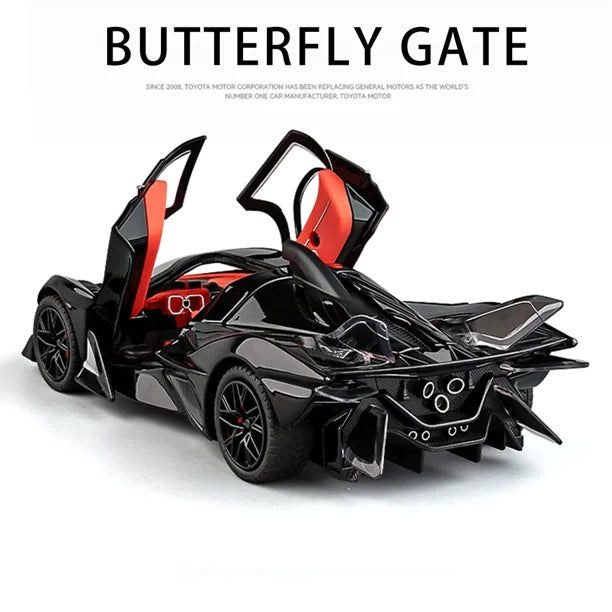 Combo of 2 Diecast Metal Model Cars for Kids in Black