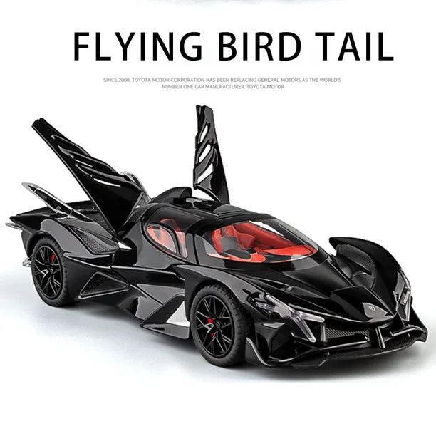 Combo of 2 Diecast Metal Model Cars for Kids in Black