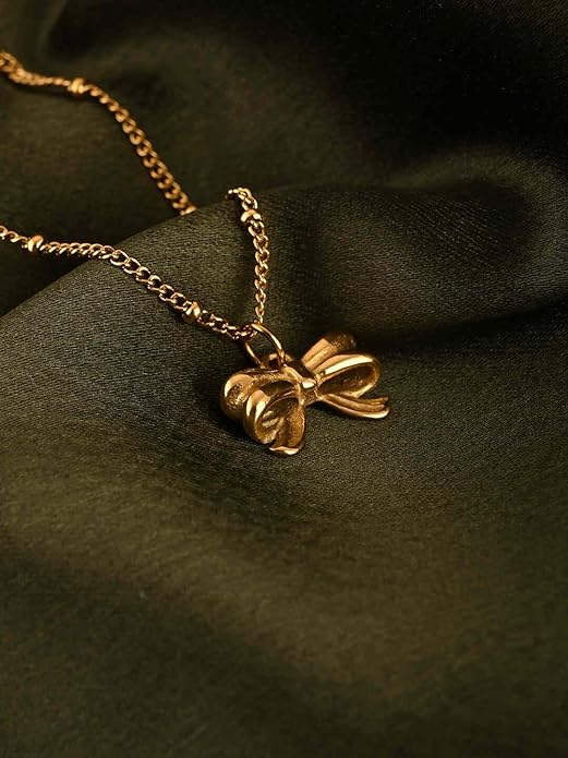 Combo of 10 Bow Necklace Chain