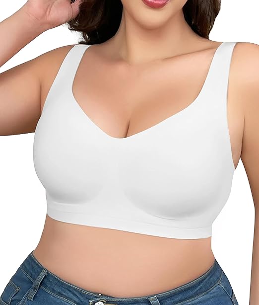 Shaperx Bras for Women Bra Comfort Wireless Padded Soft Support Bralette