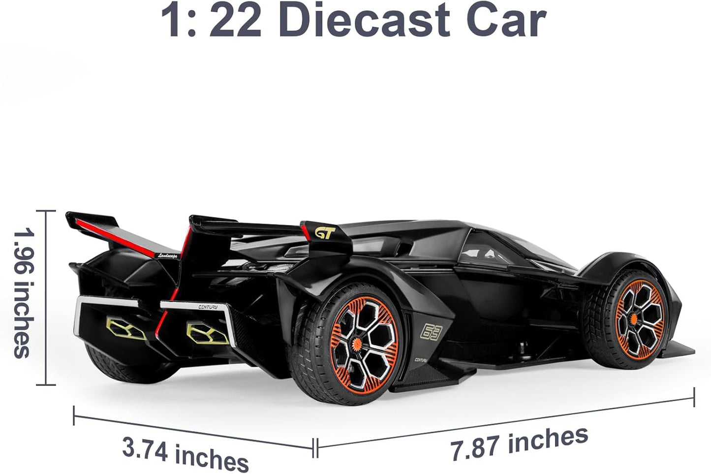 Combo of 2 Diecast Metal Model Cars for Kids in Black