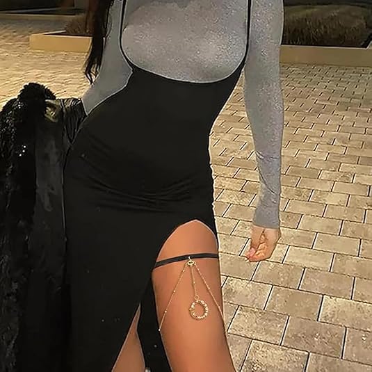 Diamond Initial Leg Chain Body (BUY 1 GET 1 FREE)