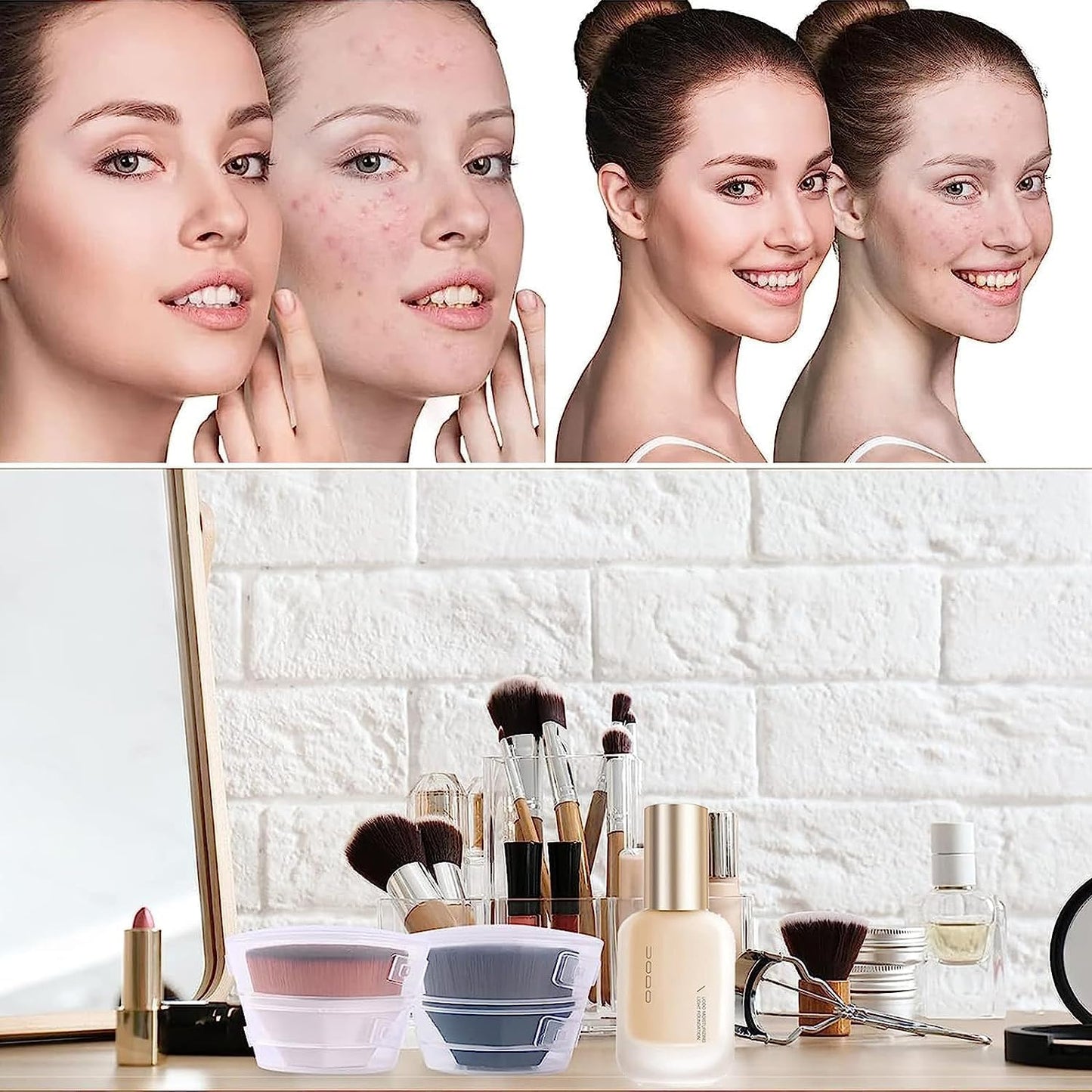 UoDo Liquid Foundation, UoDo Moisturizing Light Foundation, UoDo Matte Long Lasting Foundation, UoDo Full Coverage Foundation Makeup, Hydrating Waterproof Foundation (Moisturize #FRIDNL Natural)