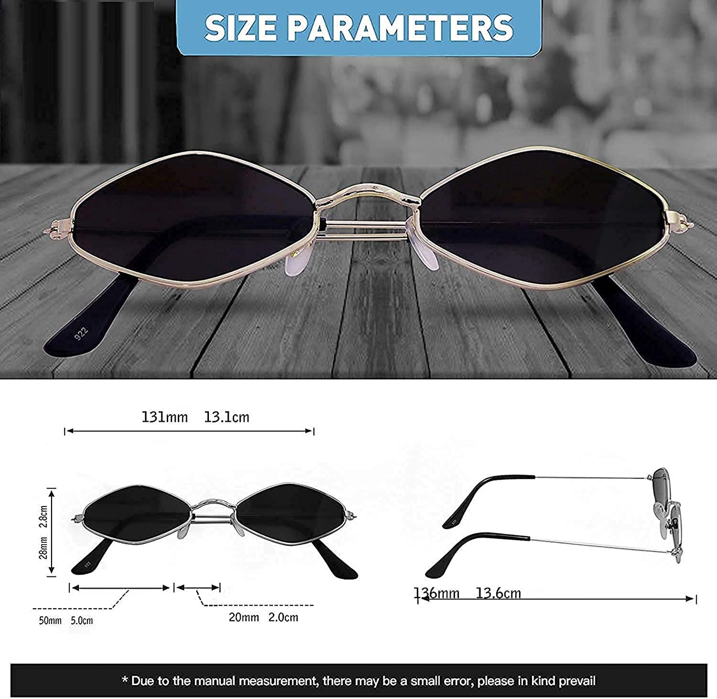Hayden Haiza Uv Protected Cat Eye Diamond Cut Sunglass