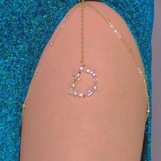 Diamond Initial Leg Chain Body (BUY 1 GET 1 FREE)