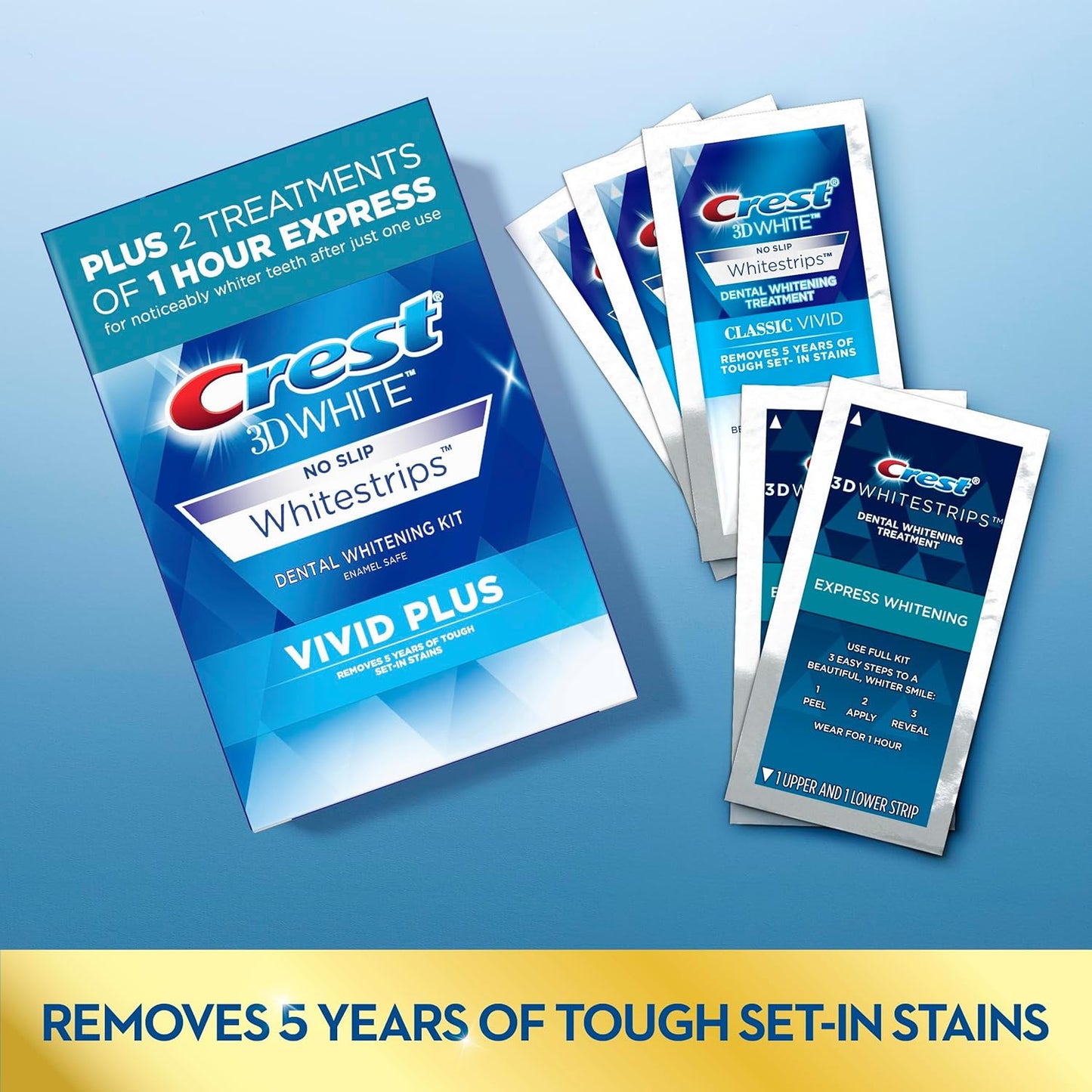 Teeth Whitening Kit, Levels Whiter, Crest Teeth Whitening Strips