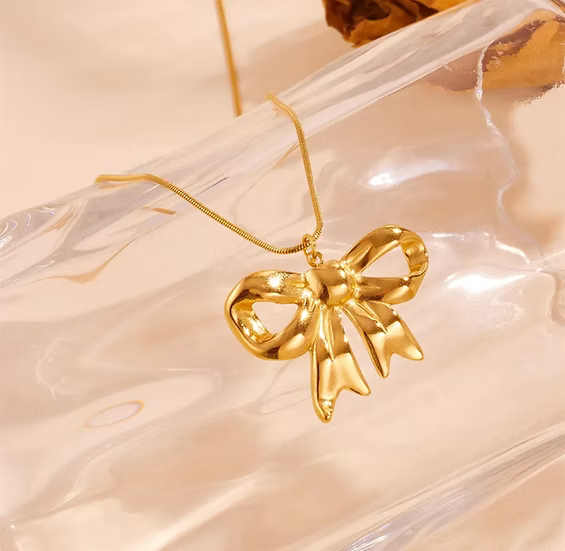 Combo of 10 Bow Necklace Chain