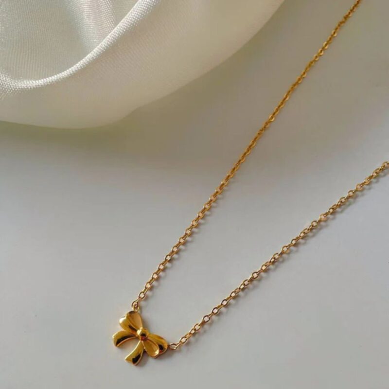 Combo of 10 Bow Necklace Chain