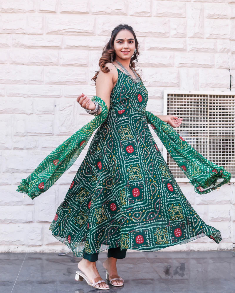 Bandhej Suit Set