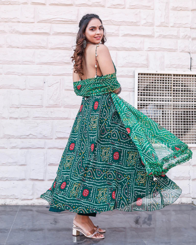 Bandhej Suit Set