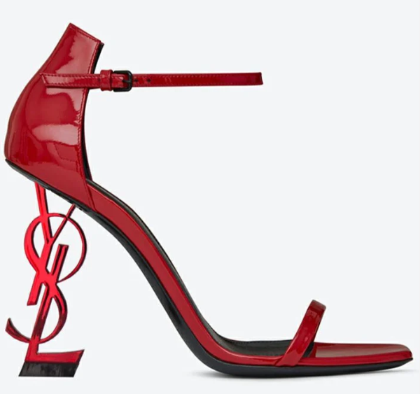 YSL Golden High Heels