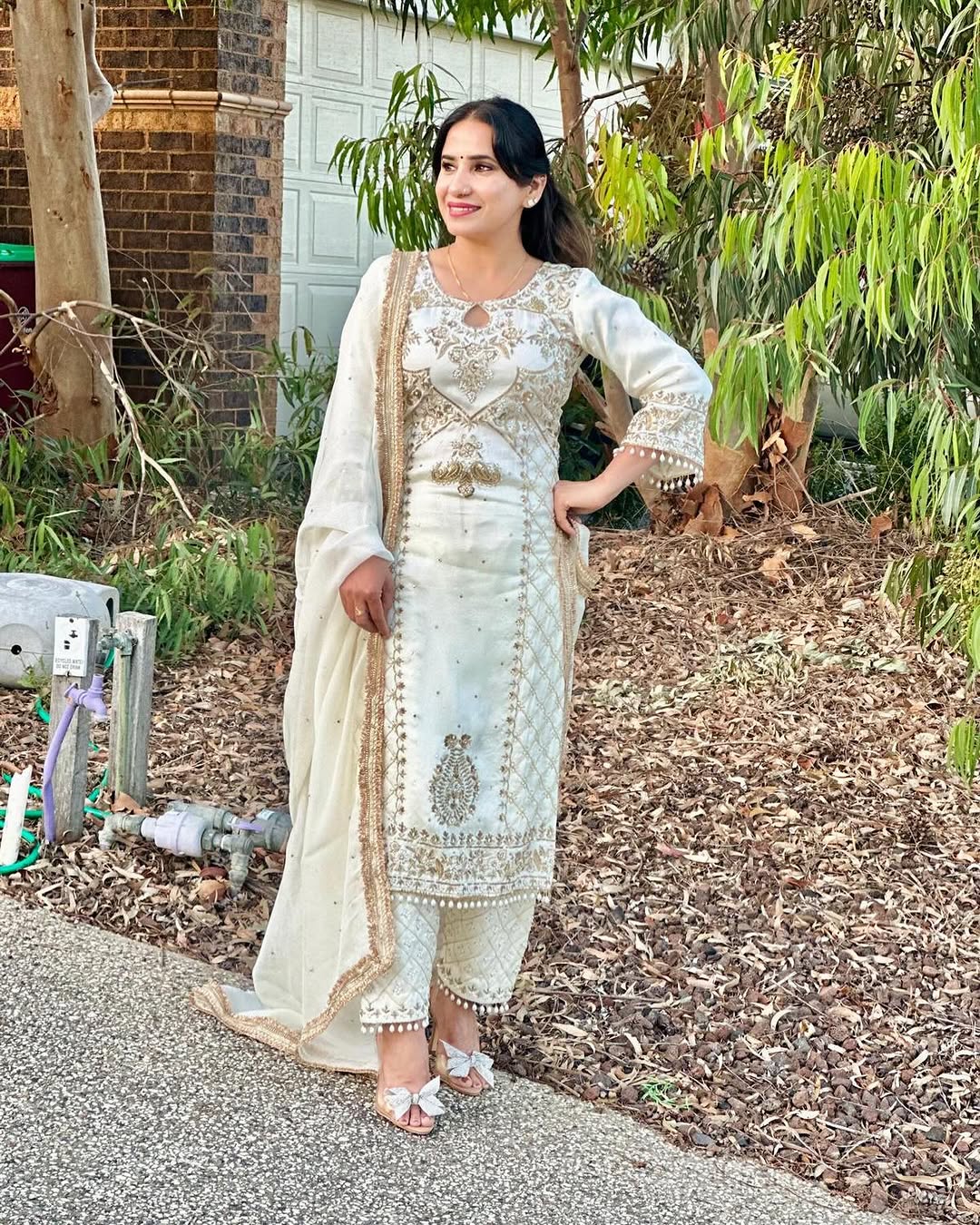 New Designer Party Wear Look Pure Silk suit