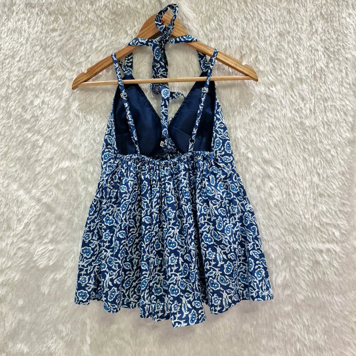 Combo of 2 Halter Neck Cotton Removable Padded Top
