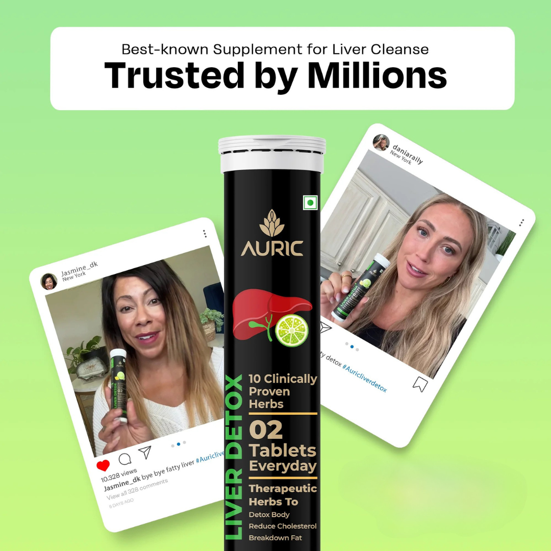 Auric Liver Detox Effervescent (BUY 1 GET 1 FREE)