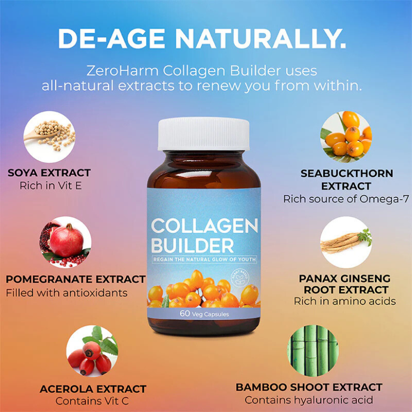 Collagen Builder Capsules for Skin Whitening