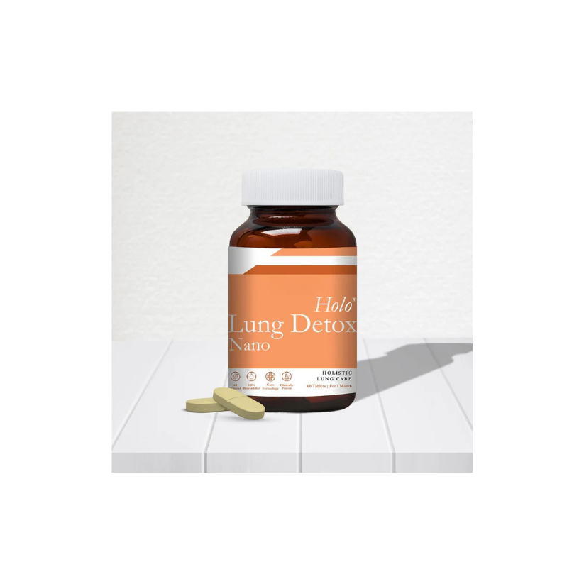 Ayurvedic Holo Lung Detox Tablets For Smokers