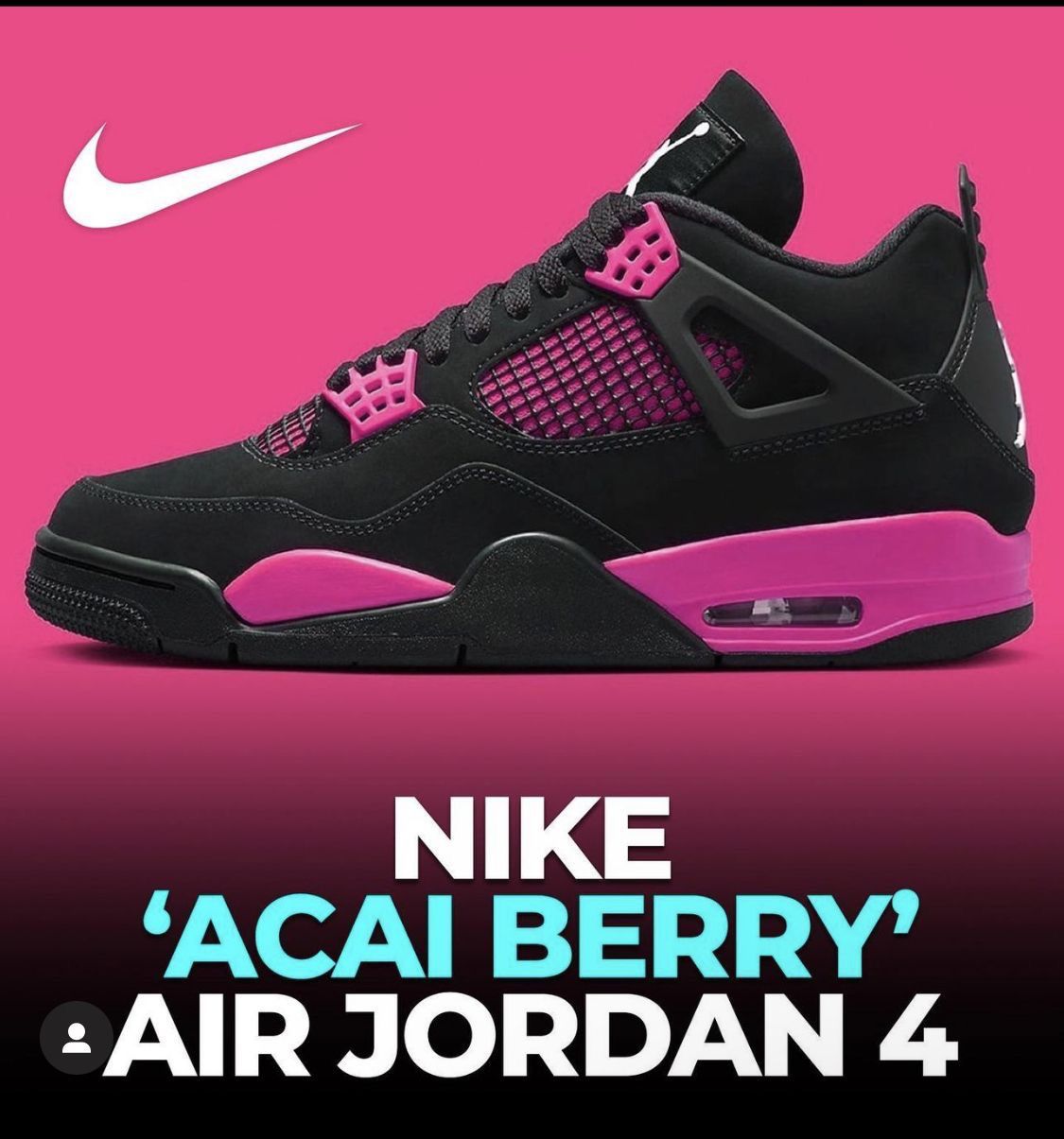 JORDAN RETRO 4 AÇAÍ BERRY
