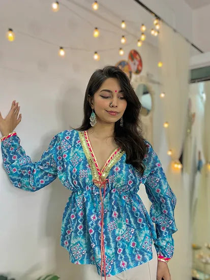 Combo of 2 Ethereal Prints Mini Kurti