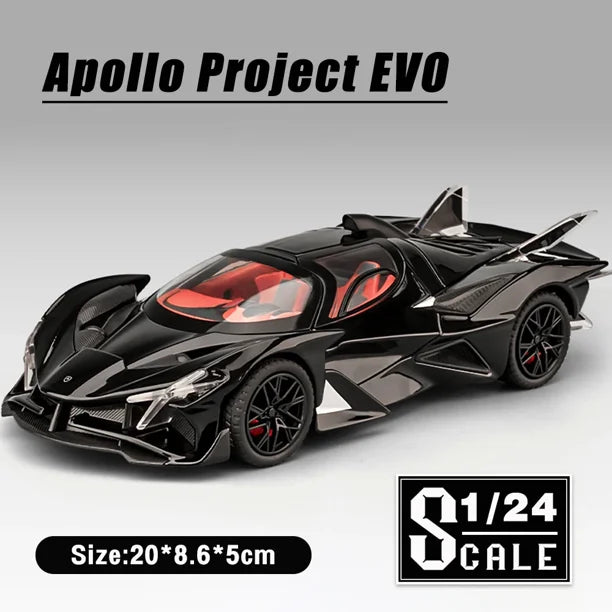 Combo of 2 Diecast Metal Model Cars for Kids in Black
