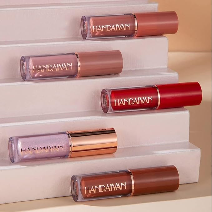 HANDAIYAN Liquid Matte Lipstick | 12 pcs set | Waterproof | Long lasting | Velvet Touch