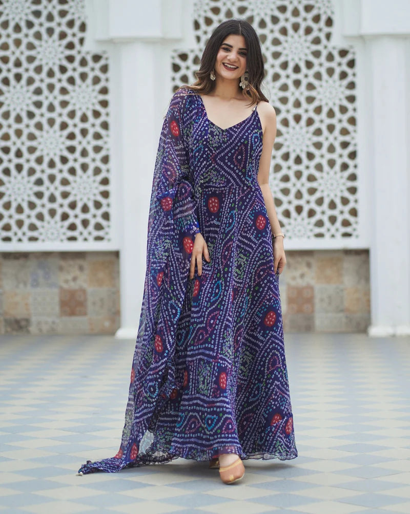 Bandhej Suit Set
