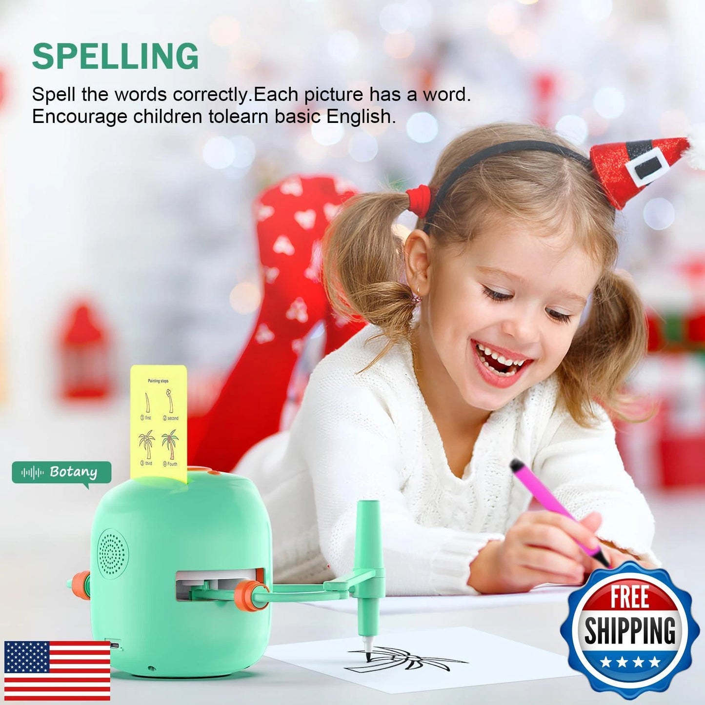 Smart Drawing Robot for Kids,Montessori Educational Painting Toy