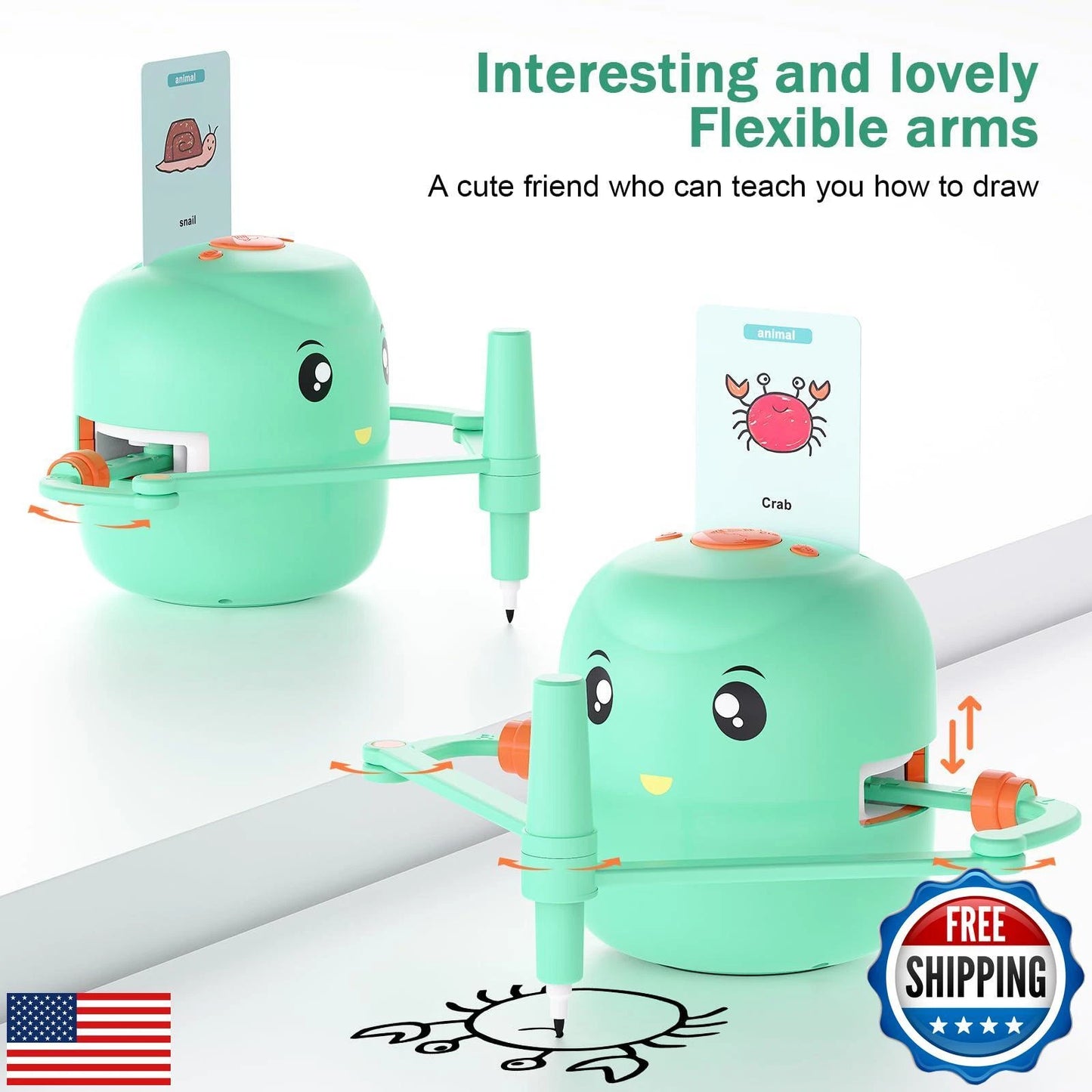 Smart Drawing Robot for Kids,Montessori Educational Painting Toy