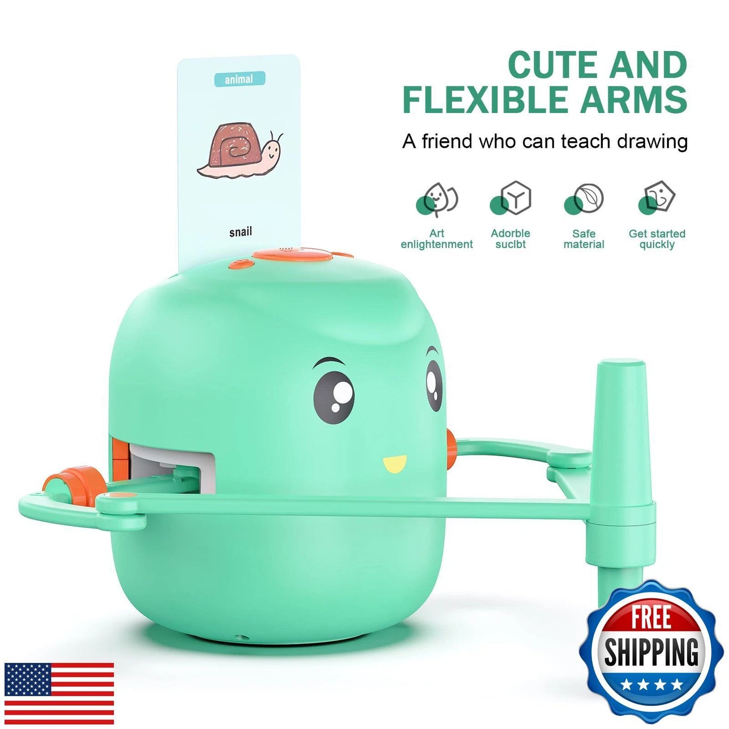 Smart Drawing Robot for Kids,Montessori Educational Painting Toy