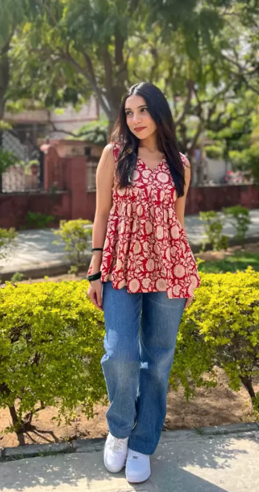 Combo of 2 Floral Charm Top & Tunic