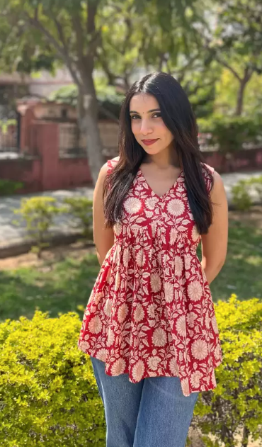 Combo of 2 Floral Charm Top & Tunic
