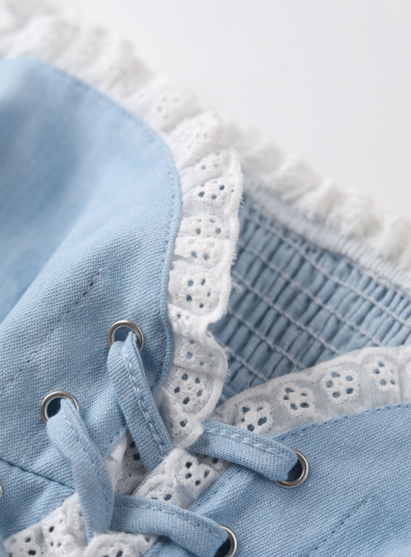 Combo Of 2 Fairy Tale Lace-Up Top & Tunic