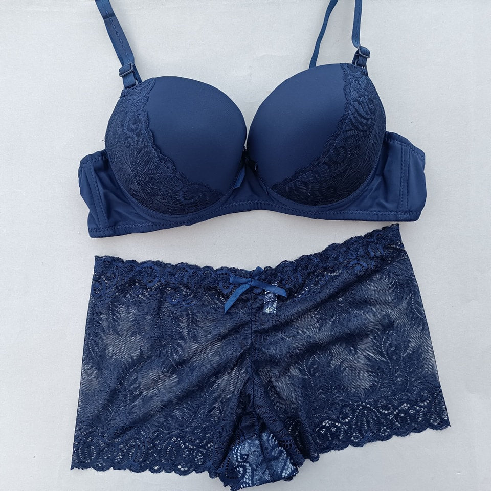 Stylish Lace Bralette with Panty Sets (Pack of 5)