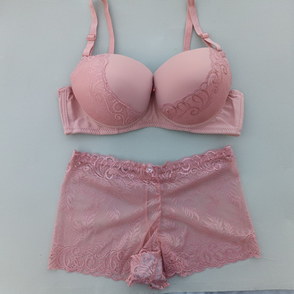 Stylish Lace Bralette with Panty Sets (Pack of 5)