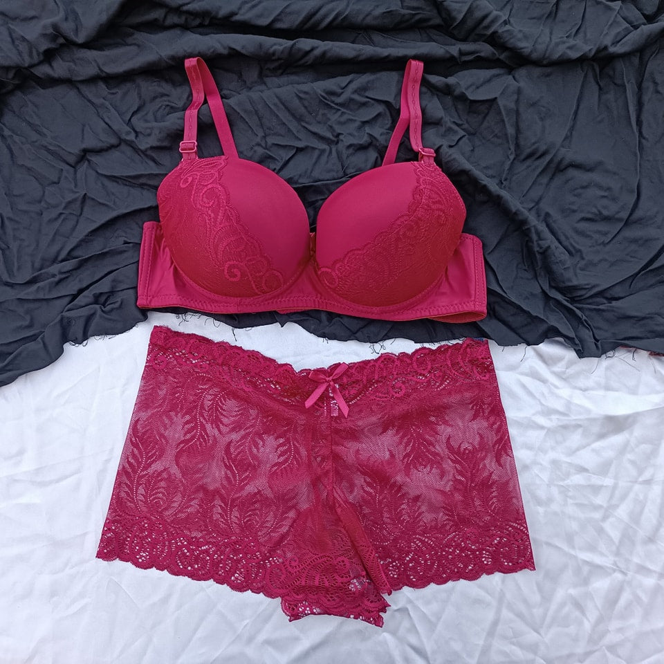 Stylish Lace Bralette with Panty Sets (Pack of 5)