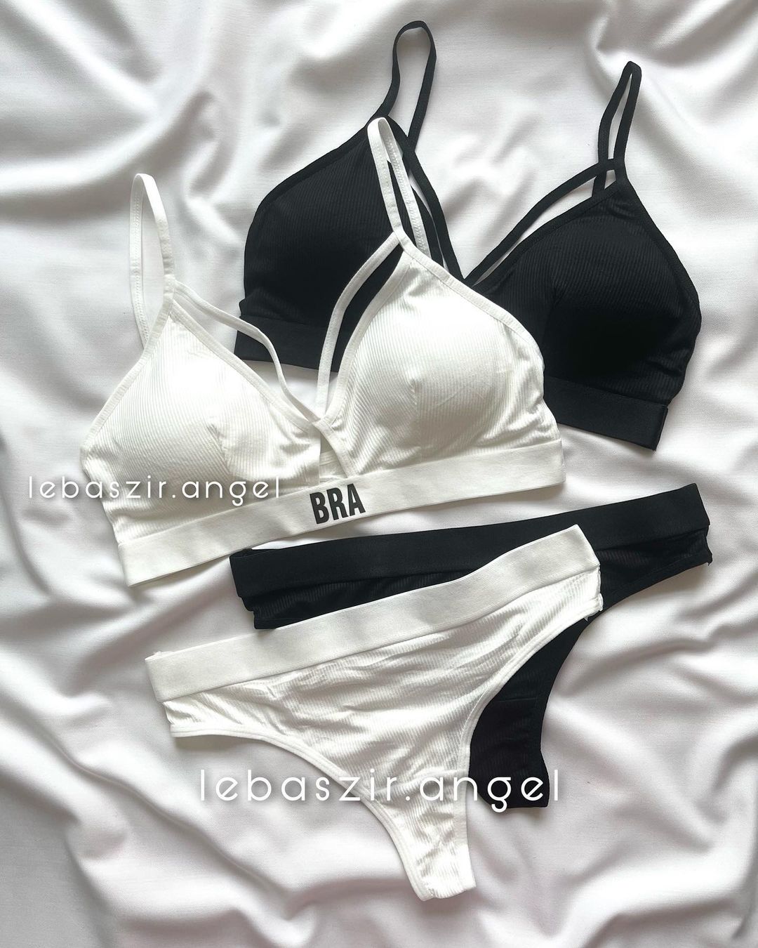 Bra/Bralette With Panty Sets (Pack Of 5)