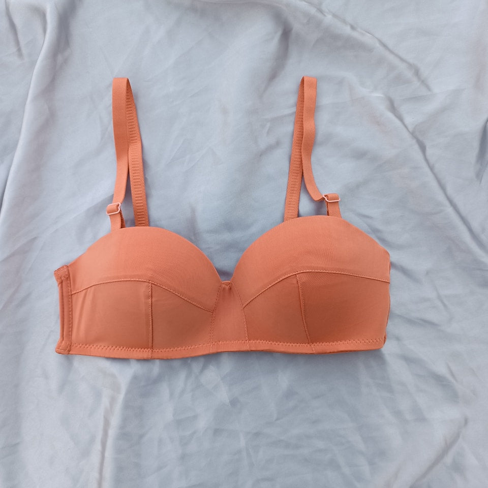 Double Padded Removeable Straps Smooth Pushup Bra ( Pack of 4)