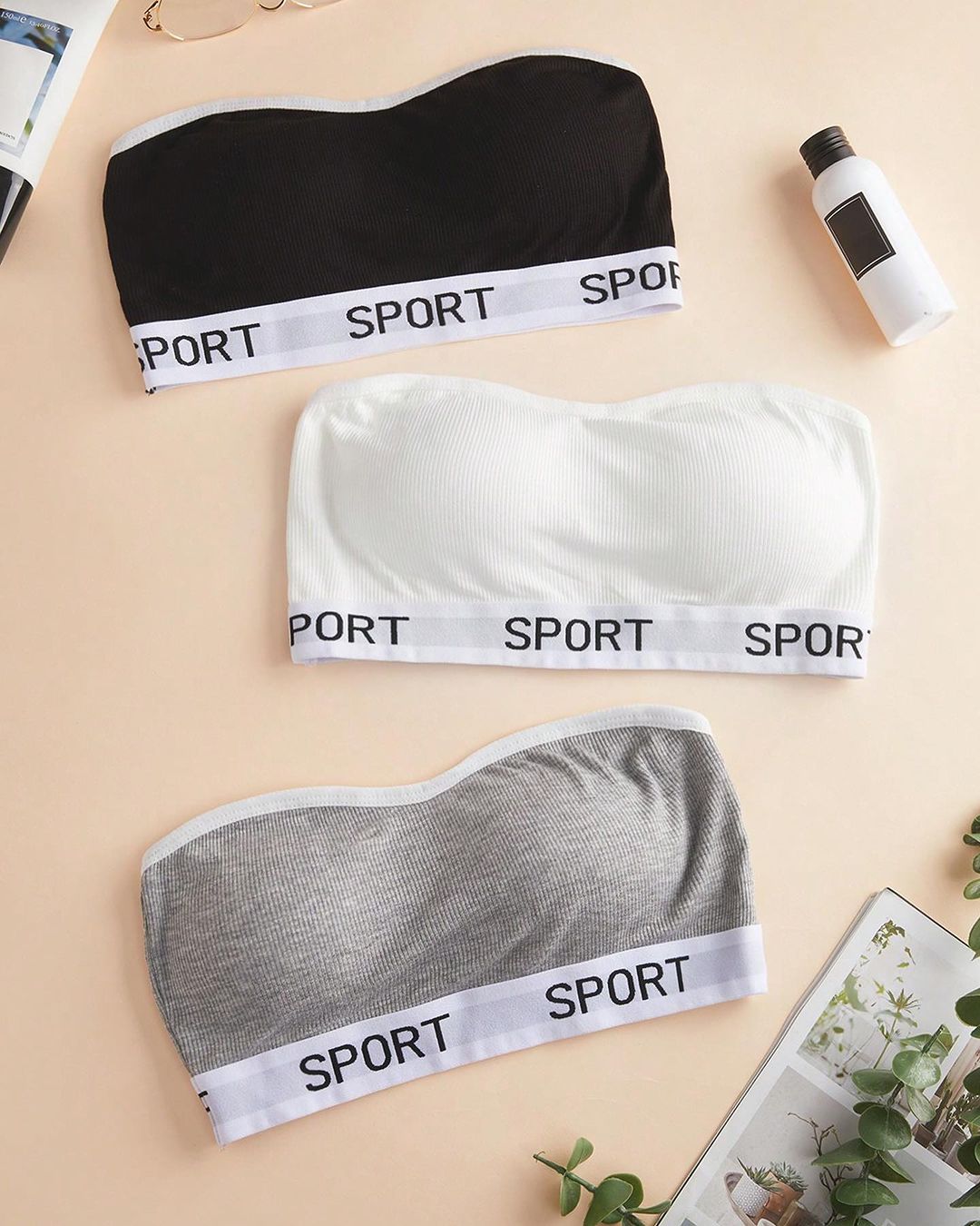 Strapless Bra for Tube & Sleevless tops (Pack of 6 Different Bras)