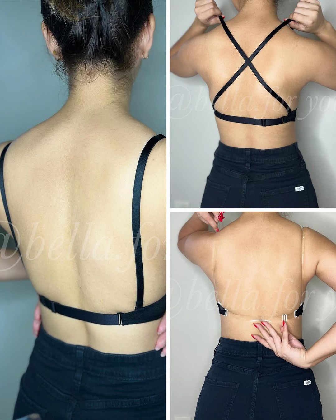 Strapless Bra for Tube & Sleevless tops (Pack of 6 Different Bras)