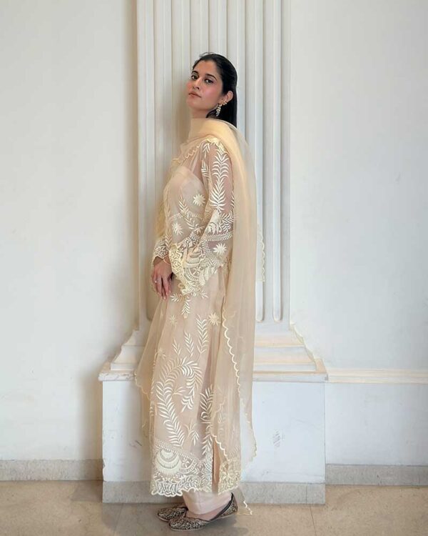 Soft Pure Organza Kurta Set