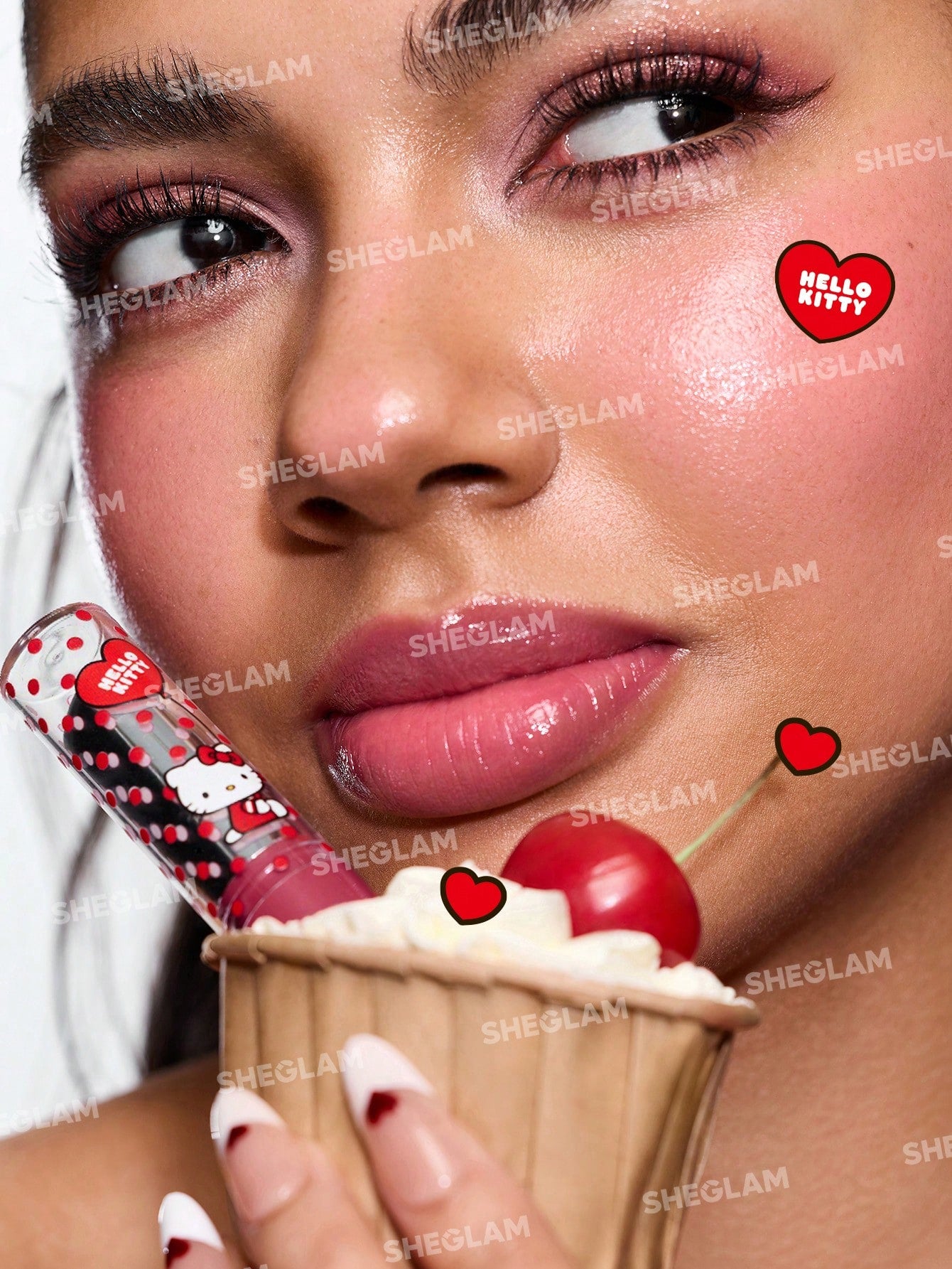 Hello Kitty｜SHEGLAM Be My Baby Hydrating Lipstick-Just A Crush