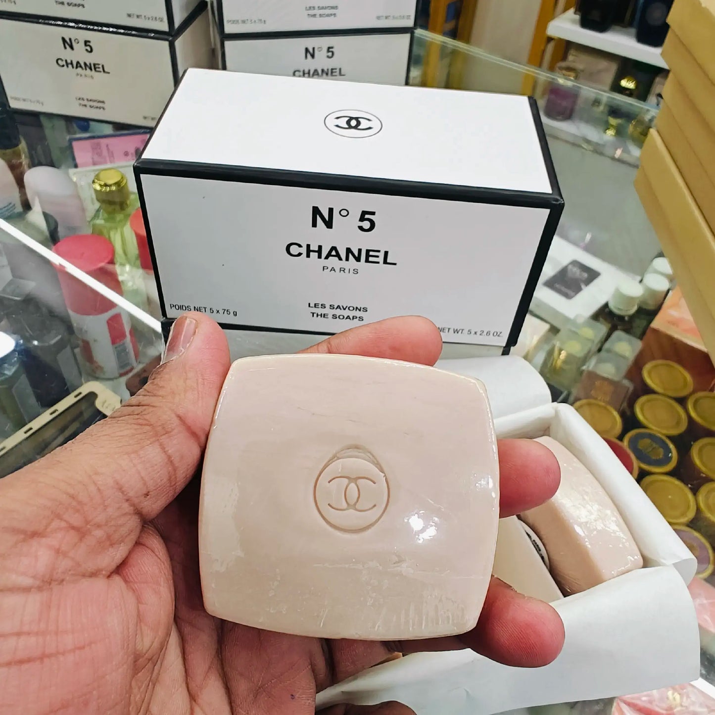 Chanel Paris N°5 Soap 5×75gm