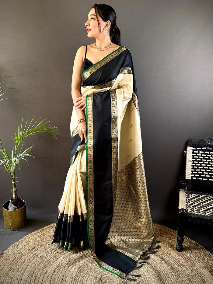 Gadhwal Pure Soft Silk Saree