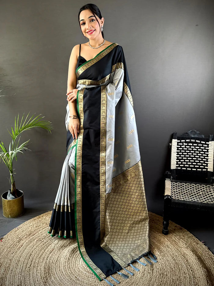 Gadhwal Pure Soft Silk Saree